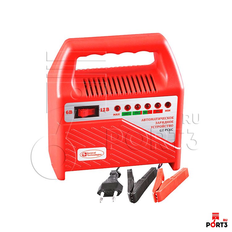 Зарядное устройство GENERAL TECHNOLOGES GT-PC6C-10.
