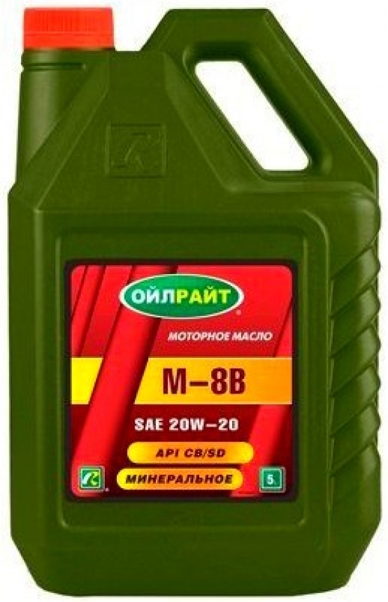 Масло моторное М8В Ойлрайт 20W20 5 л.