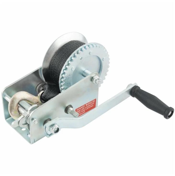 Лебедка шестеренчатая, тяга - 0,8 т, ленточная// Matrix