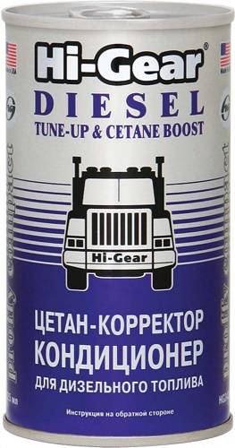 Присадка в топливо Цетан-корректор для дизеля Hi-Gear HG3435 325мл.