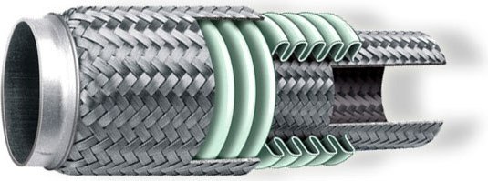 Компенсатор выхл. системы (гофра) 55*150 трехслойная 55-150