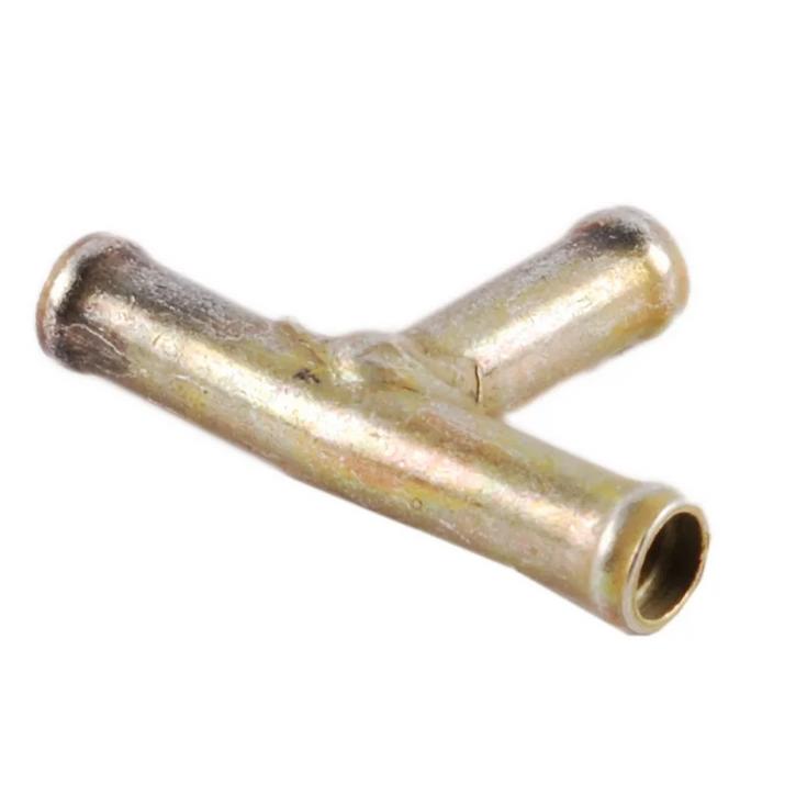 Трубка соеденитель для патрубков тройник 90°D 6х6х6 L-21х24х21 mm(металл)