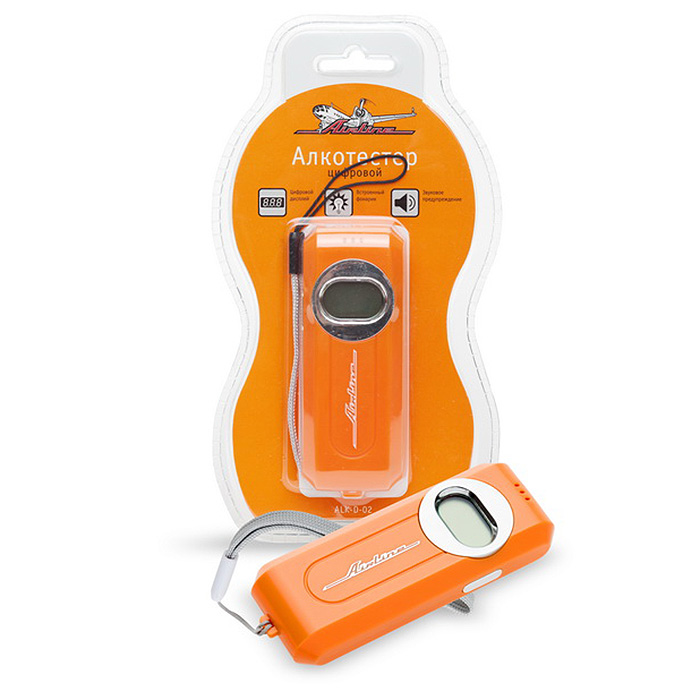 Алкотестер цифровой (ALK-D-02) "AIRLINE" 