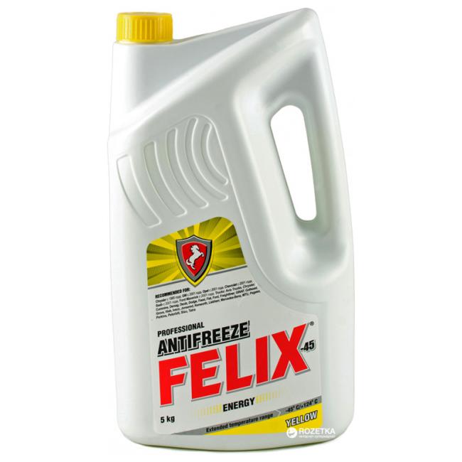 Антифриз FELIX ENERGY-45 (желтый) 5 кг.