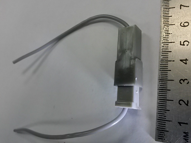 Колодка  1-контак. 6,3мм (в сборе с проводом 0,75мм кв.)(МАМА+ПАПА)9001/9002СБ