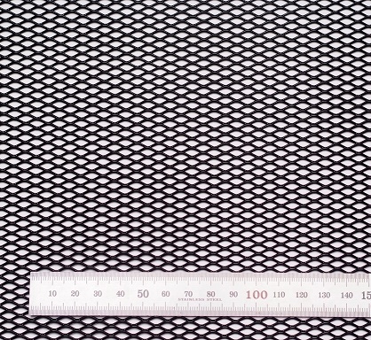 Сетка алюминиевая черная 1000х500 мм 