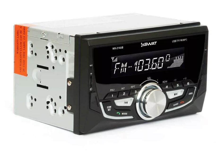 Автомагнитола SWAT WX-214UB 2 din ресивер,Bluetooth,4х50 вт,MP3,USB,SD