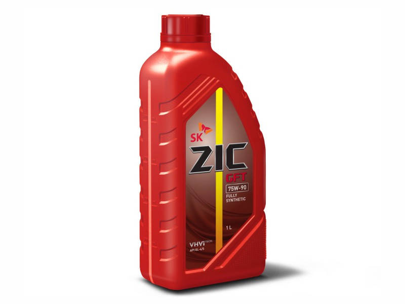 Масло трансмиссионое ZIC 75/90 GFT GL-4/5  1л.(синтетика)