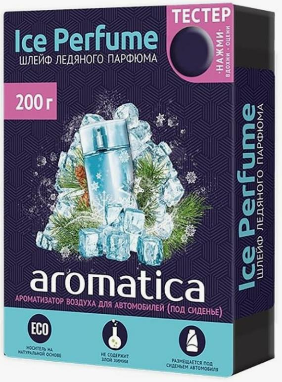 Ароматизатор воздуха "FOUETTE Aromatica" под сиденье 200г ice perfume гелевый AR-1