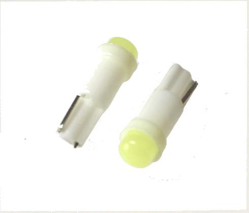 Лампа 12V диод T5 панели приборов 1Вт, 26Lm (1 диодов) белая