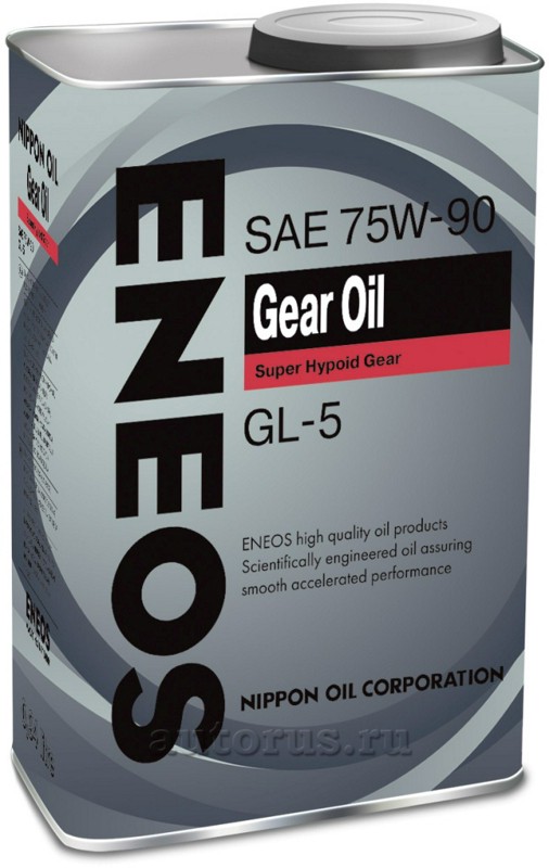Масло трансмиссионое ENEOS Gear GL-5 75/90 1л. (8801252021599)