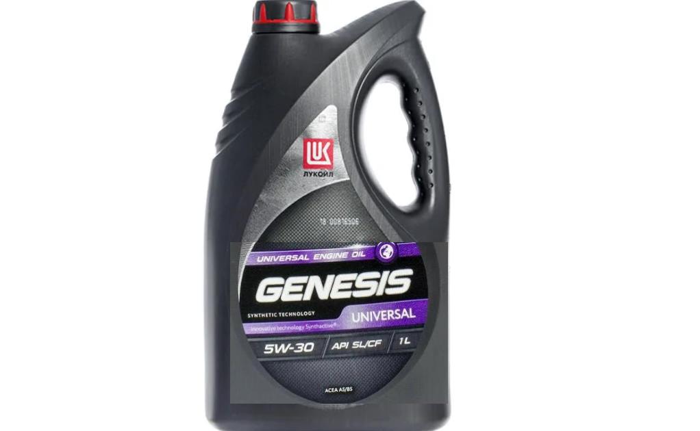 Масло моторное LUKOIL GENESIS Universal 5W30 API SL/CF ACEA A1/B1 A5/B5 4л син