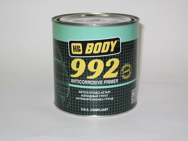 Грунт алкидный ЧЕРНЫЙ "BODY"992 (1л.)