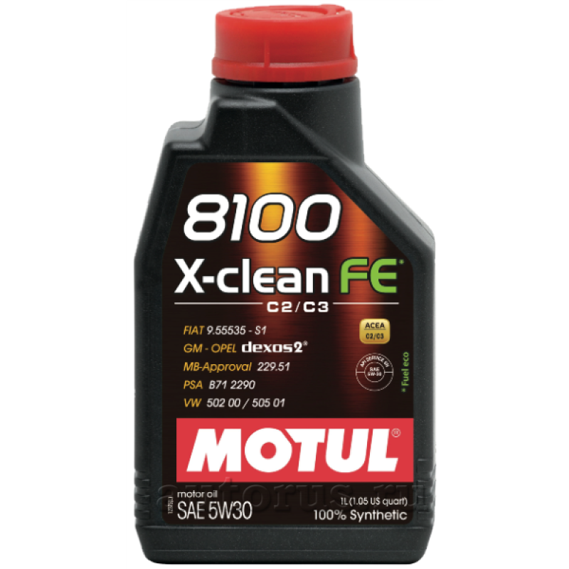 Масло моторное MOTUL синт. "8100 X-clean EFE 5W-30", 1л