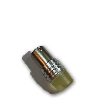 Лампа 12V диод P21W/5W с цокалеп (1 диод) ЖЕЛТЫЙ керамика 