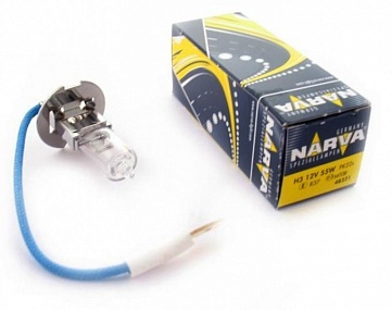 Лампа 12V H3 55W галогеновая 1шт. (Narva) 