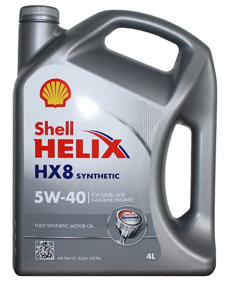 Масло моторное Shell Helix HX8 5/40 A3/B4 синтетика 4л. 550070336 