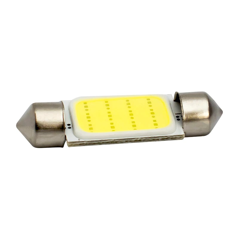 Лампа 12V диод C5W 2-х цокольная 12-36mm (White) 