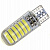 Лампа 12V диод T10 W5W без цоколя силикон X0008