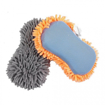 Губка для мойки авто "микрофибра" AVS SS-3293