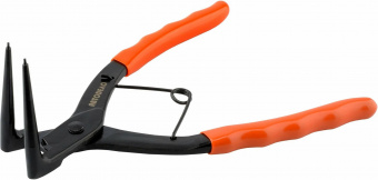 Съёмник стопорных колец внутренних изогнутый для суппортов, 190 мм, 56 мм, "Автодело" 30422