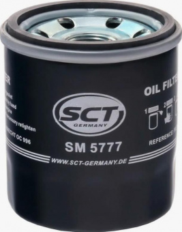 Фильтр масляный SCT SM5777 Chevrolet Cobalt, Aveo 08-> (T250,) 1.2 84 л.с.,(аналог MANN W6021) 