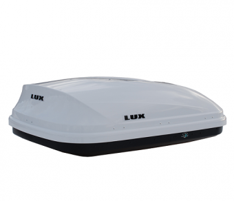 Багажник бокс LUX IRBIS 175 белый глянцевый 450L (1750х850х400) (с двухстор.откр)