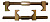 Стяжка пружин (пара) (диам. 14мм) (дл.230мм) один крюк