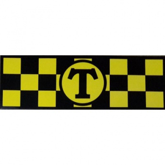 Наклейка TAXI магнитная (10х30) пара