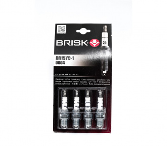 Свечи зажигания Бриск DR15TC-1 16-кл 3-х контактн. 4шт.