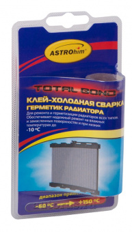 Астрохим Клей-холодная сварка герметик радиатора  Ас-9392 , 55 г 