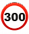 Наклейка " 300 "