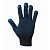 Перчатки трикотажные, акрил, ПВХ-покрытие "Точка", 7 класс, Россия ЧЕРНЫЕ