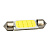 Лампа 12V диод C5W 2-х цокольная 12-36mm (White) 