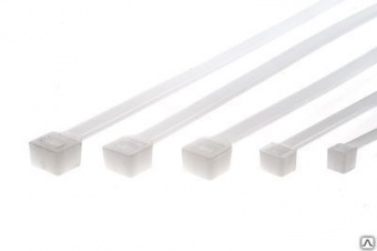 Хомут пластиковый 3х150, стяжка БЕЛАЯ