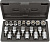 Набор головок TORX E10-E24 Т20-Т70 (DR1/2"; 19пр, в кейсе) АвтоDело 39840