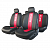 Чехлы сидений универсальные SPARCO серия Racing 11пр черно-красный.