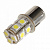 Лампа 12V диод P21W с цоколем (13 диодов)