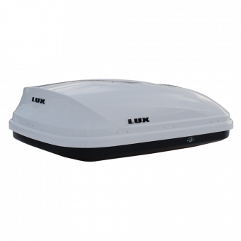 Багажник бокс LUX IRBIS 175 белый глянцевый 450L (1750х850х400) (с двухстор.откр)