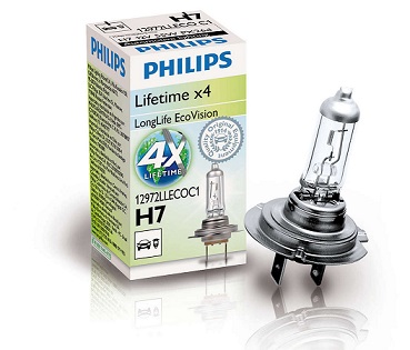 Лампа 12V H7 55W галогеновая Longerlife Eco Vision 1шт. (Philips) 