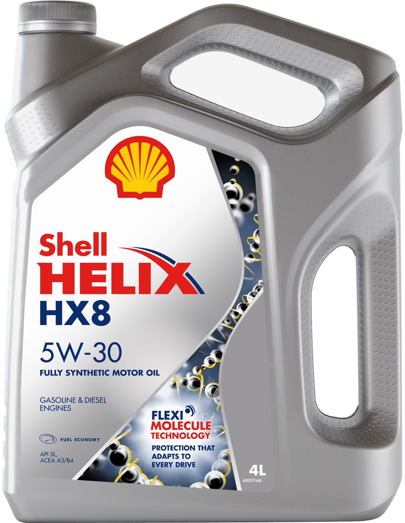 Масло моторное Shell Helix HX8 5/30 А3/В4 синтетика 4л.