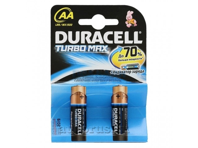 Батарейка алкалиновая Duracell Turbo Max тип AA 1,5В