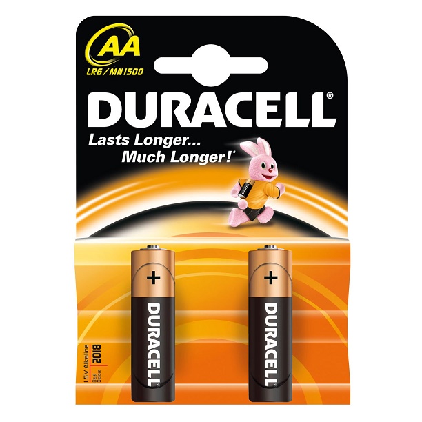 Батарейка алкалиновая Duracell тип AA 1,5В
