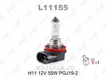 Лампа 12V H11 55W галогеновая ORIGINAL LINE 1 шт. (LYNXavto)
