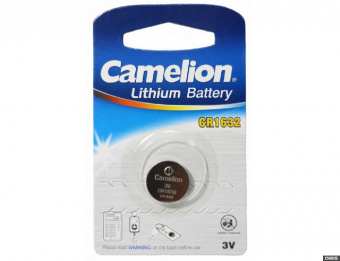 Батарейка литиевая дисковая Camelion 3В тип CR1616-BP1