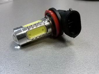 Лампа 12V диод H11|H8|H9|H16 (белая) 1шт.